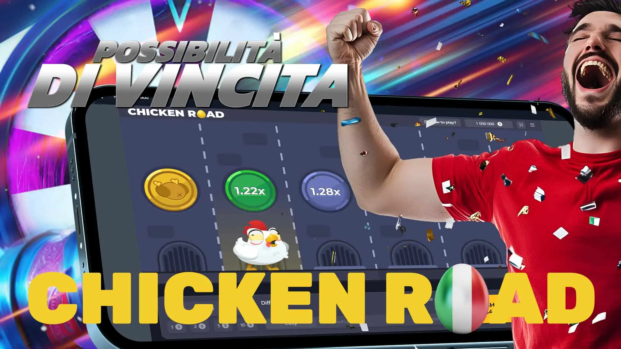 La crescente popolarità del gioco è dovuta alle elevate possibilità di vincita.