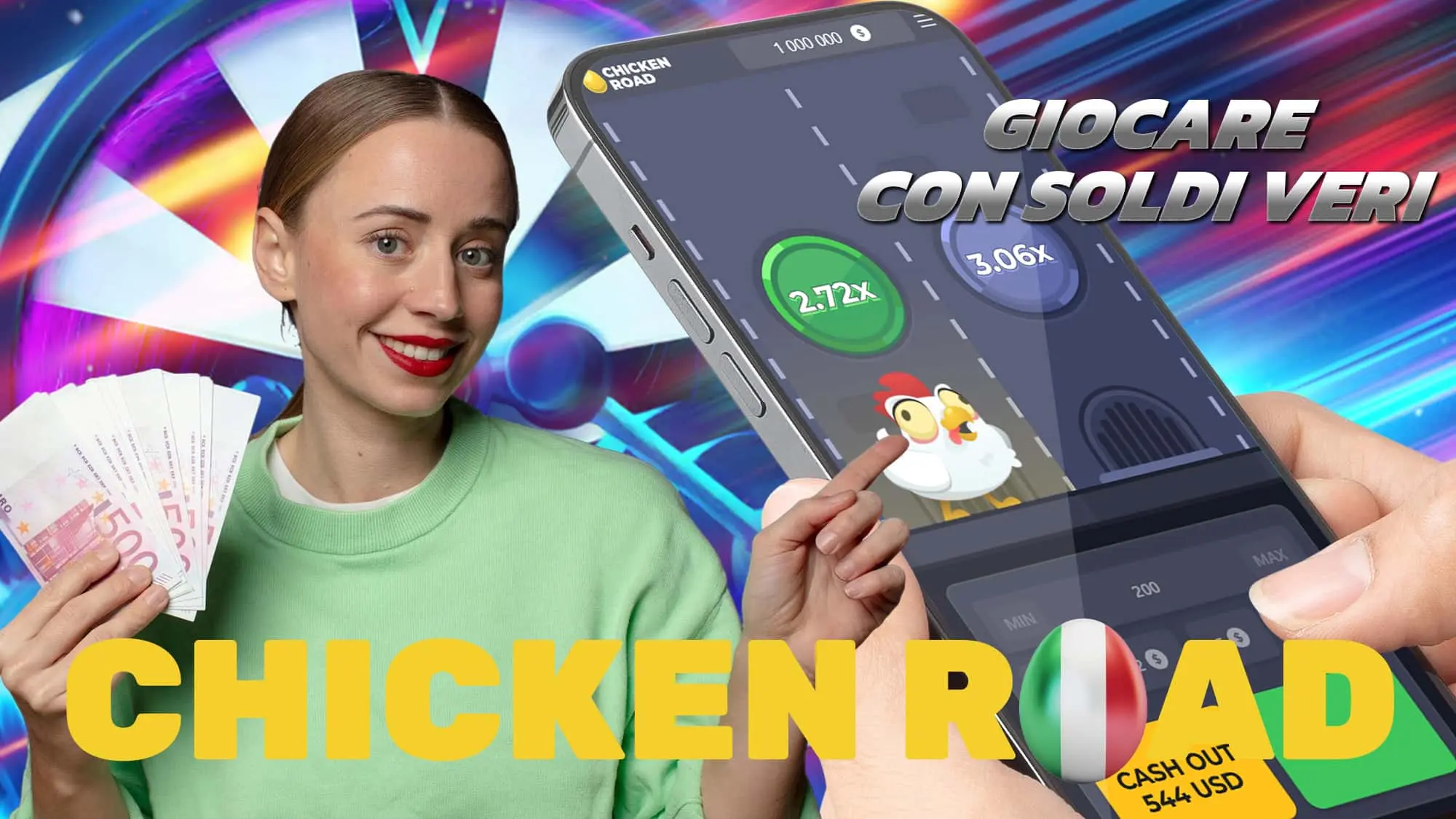 Gioca con soldi veri nella slot Chicken Road