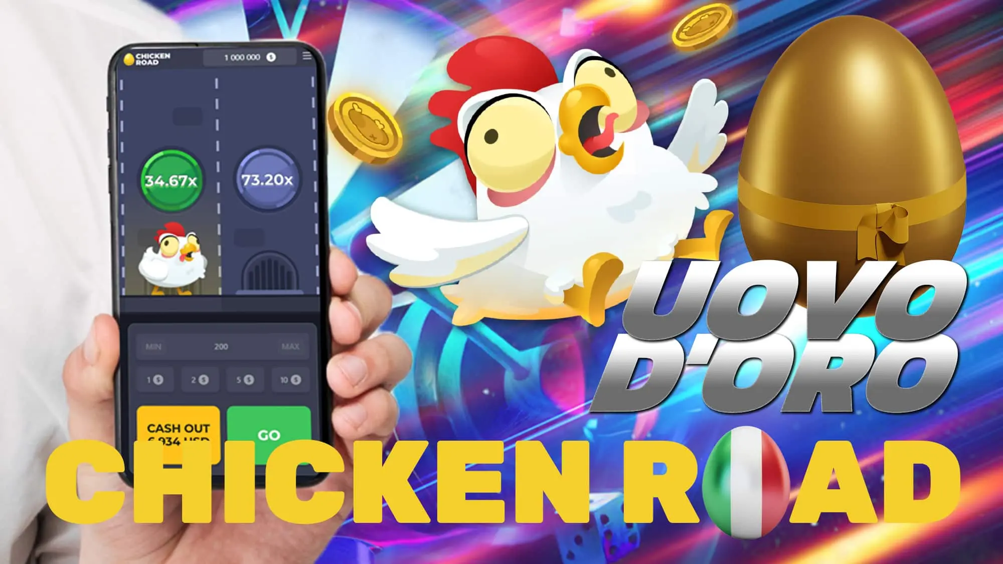 Ottieni un uovo d'oro bonus nel gioco Chicken Road