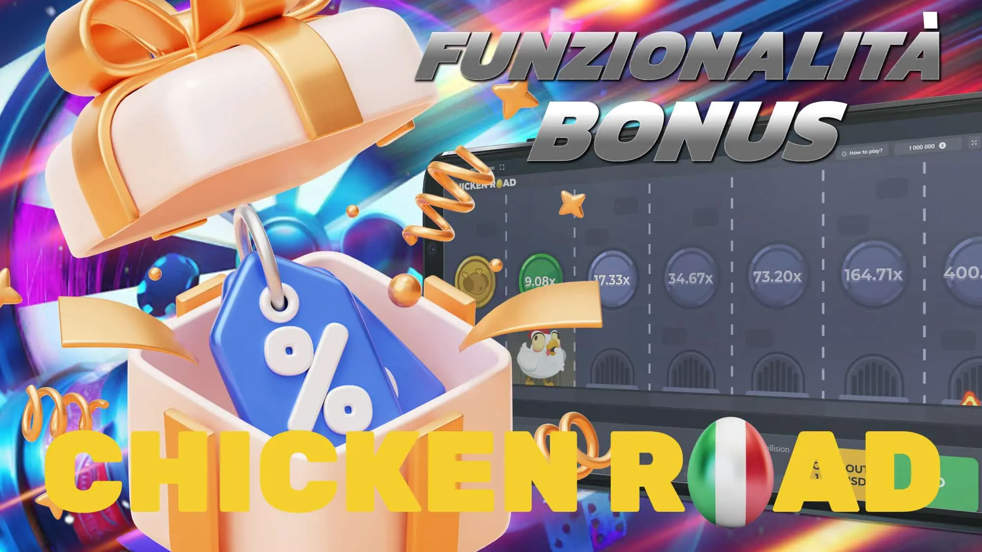 Ottieni bonus nel gioco Chicken Road
